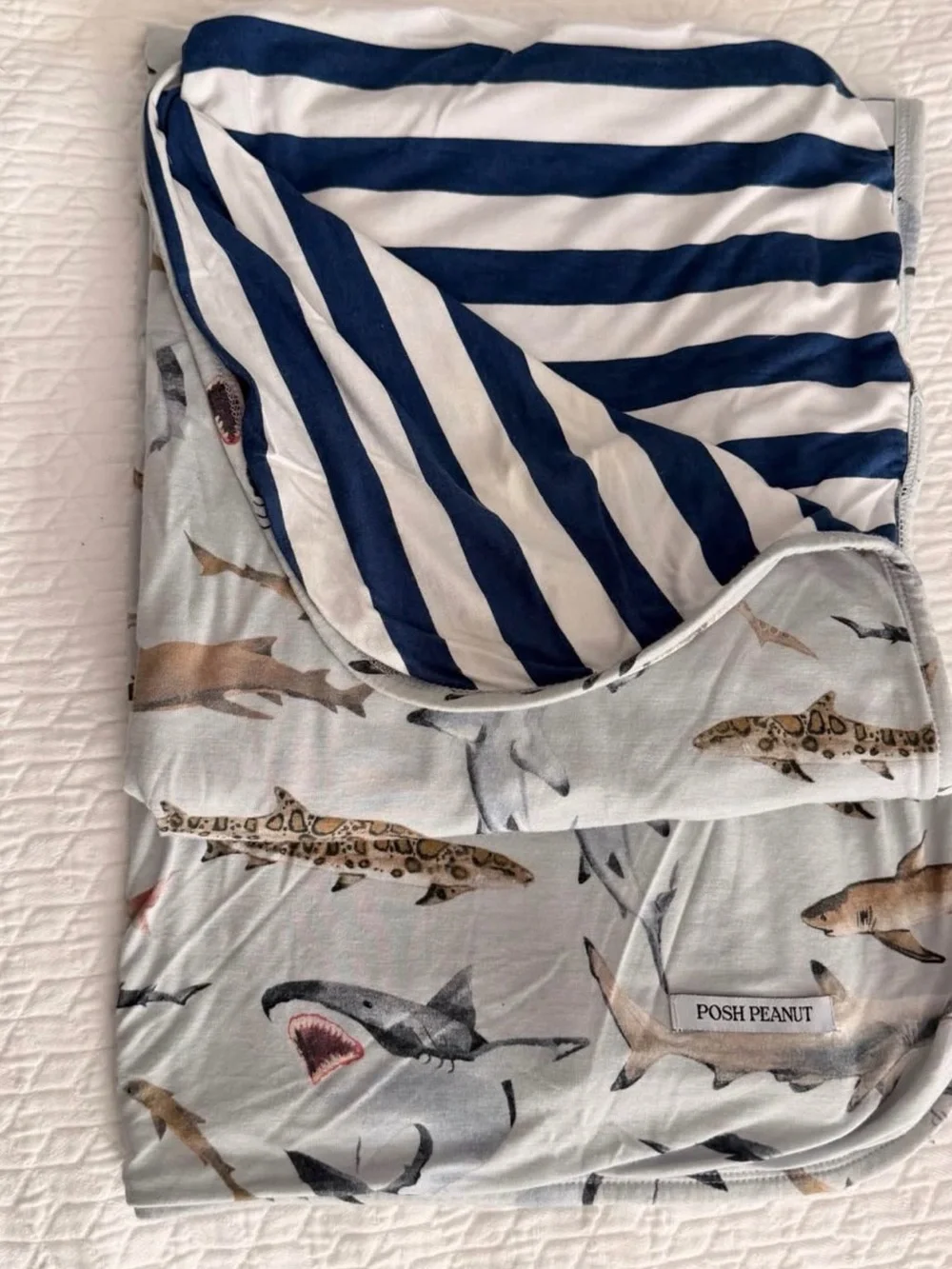 Posh peanut double-sided patoo  blanket